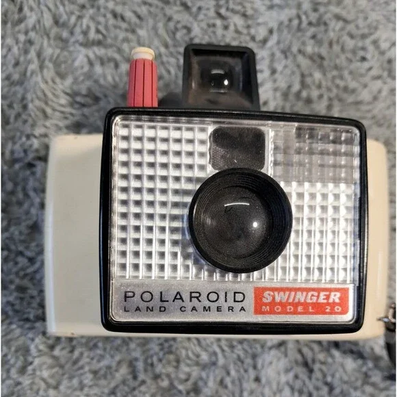 VTG Polaroid Land Camera Swinger Model 20 Strap Photography Decorations Untested - Picture 2 of 12